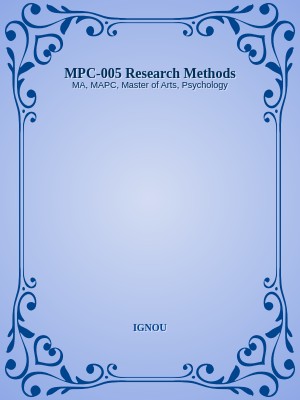 MPC-005 Research Methods